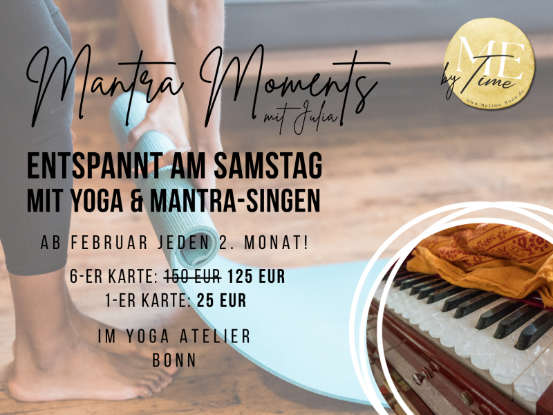 Mantra Moments. Entspannt am Wochenende mit Yoga & Mantra-Singen.